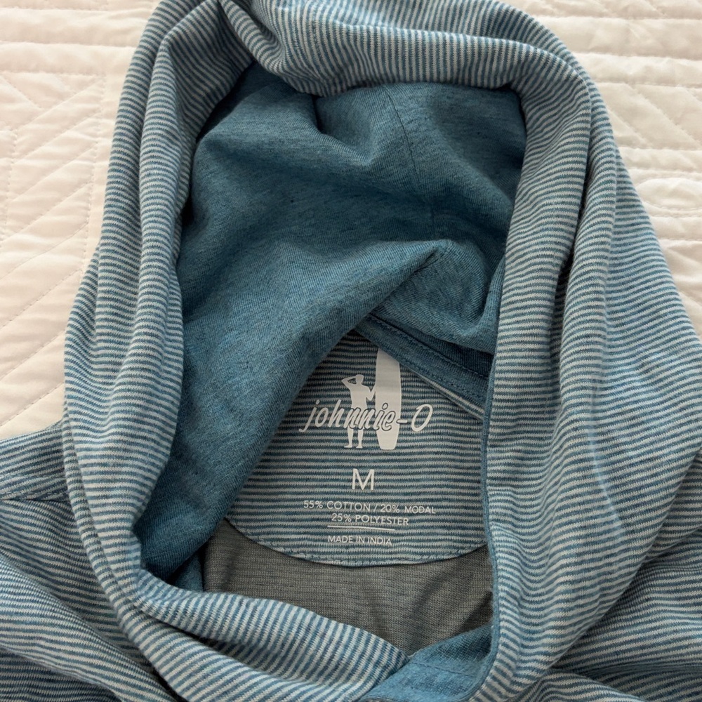 Men’s Johnnie O Gunnar long sleeve pocket hoodie size M - Picture 2 of 12